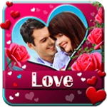 love photo frames animated lwp android application logo